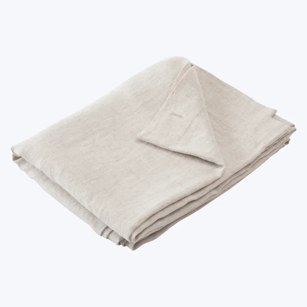 Natural Flax Linen Shower Curtain