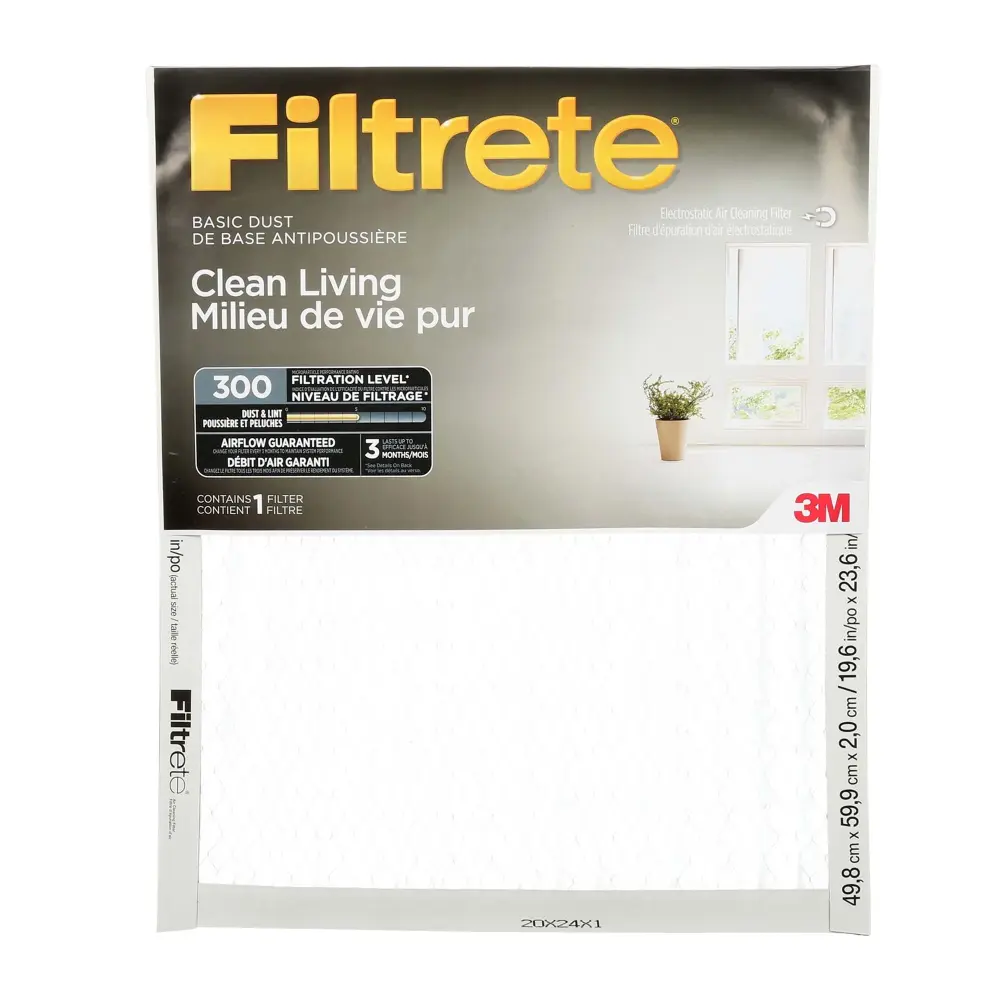 Basic Dust Filter MPR 300 «Clean Living», 20 x 24 x 1