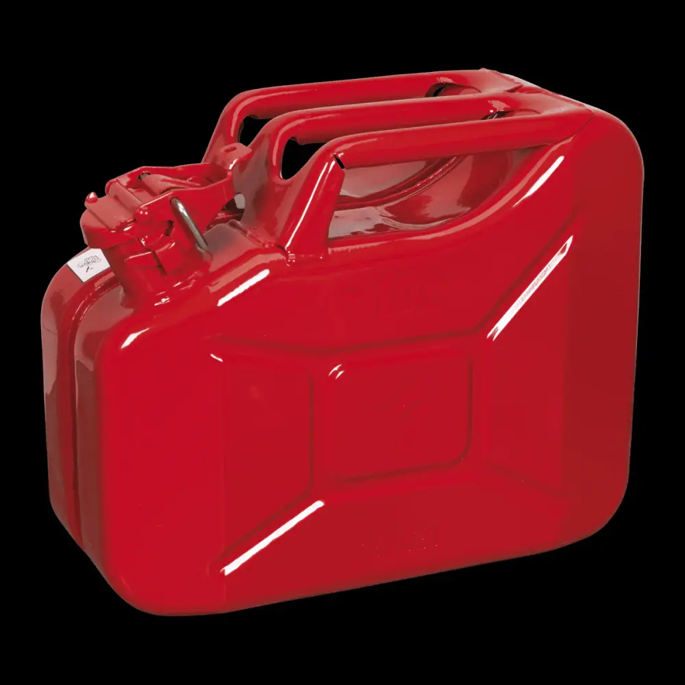 Sealey JC10 Jerry Can 10L - Ruby