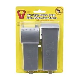 2-Pack Live Catch Mouse Traps Humane Rodent Control Victor