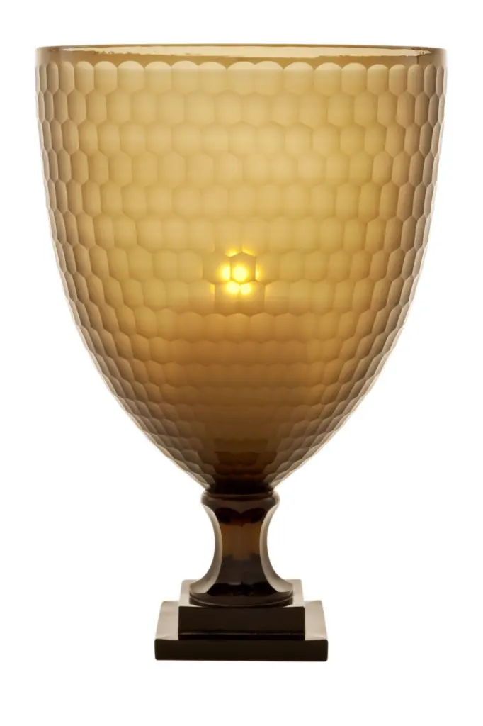 Eichholtz Merricks Large Honeycomb Hurricane Decorative Candle Holder