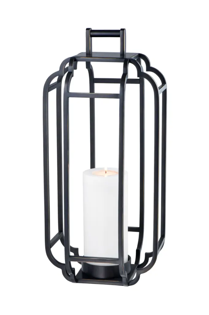 Gunmetal Hurricane Eichholtz Palisades - Modern Candle Holder