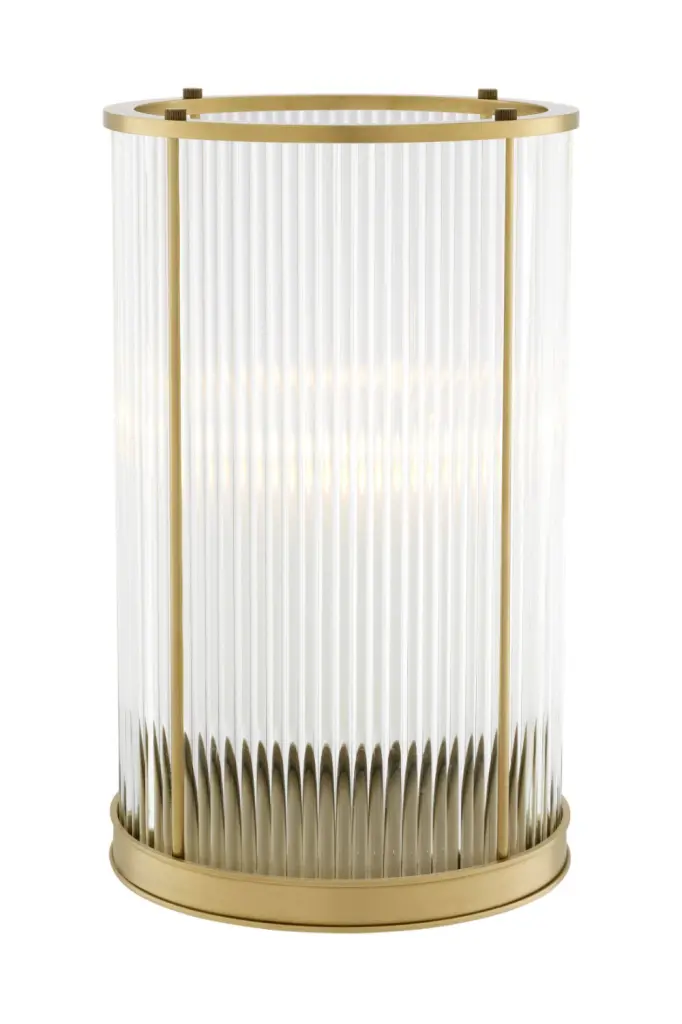Clear Glass Hurricane Large Eichholtz Mayson Statement Candle Display