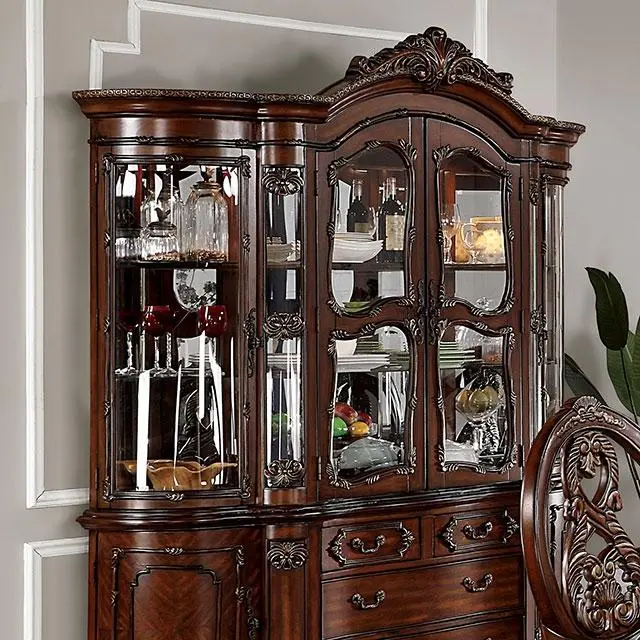 Normandy Hutch and Buffet Dining Room Storage Cabinet China Cabinet