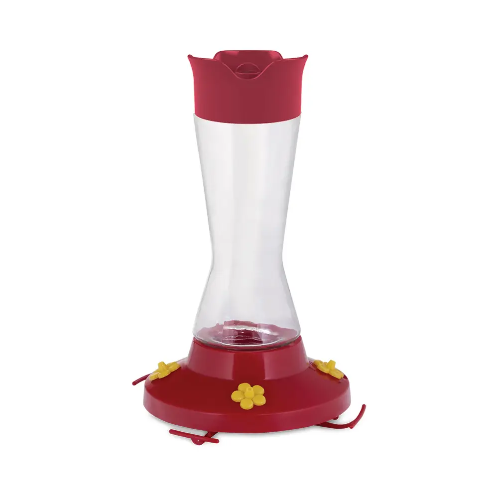 Pinch-Waist Glass Hummingbird Feeder, 16 oz Easy Assembly
