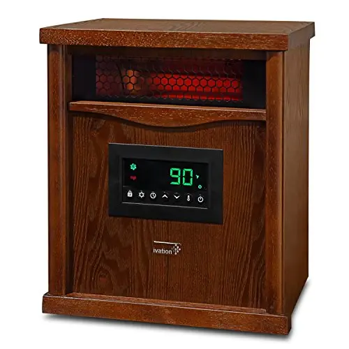 1,500 Watt Infrared Quartz Electric Space Heater : Energy Saver Edition