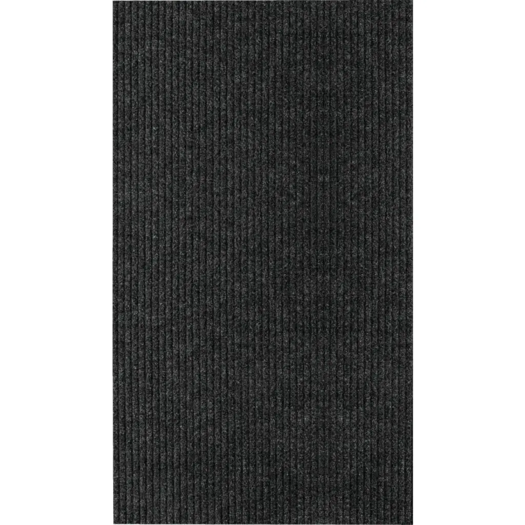 Multy Home Concord 26 x 50 Ft Charcoal Carpet Runner Indoor Outdoor