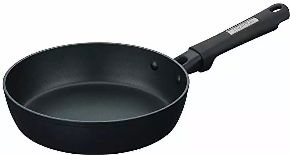 Thermos Plasma Ultra Hard Coat 20cm Frying Pan IH Compatible Midnight Blue