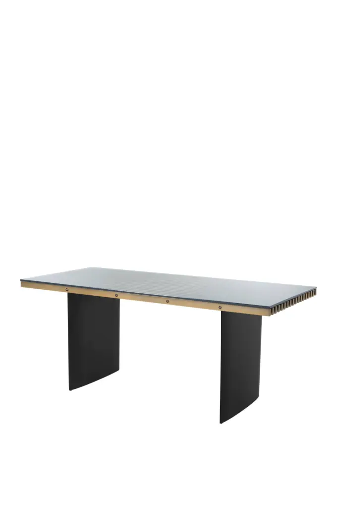 Eichholtz Vauclair Black Industrial Desk Home Office
