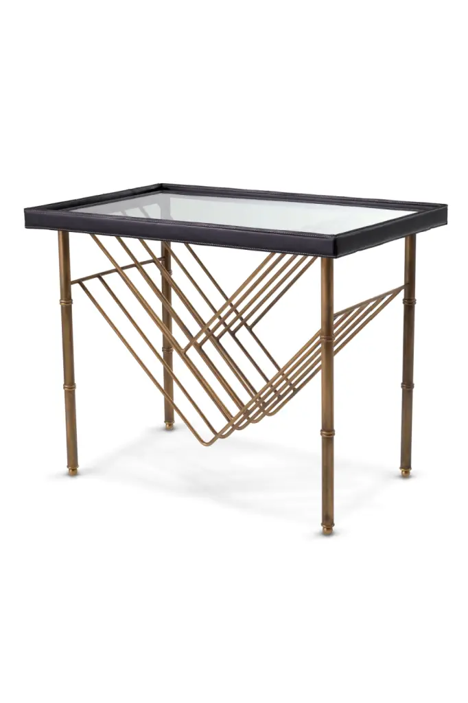 Modern Industrial Side Table Eichholtz Princess Metal Accent Table