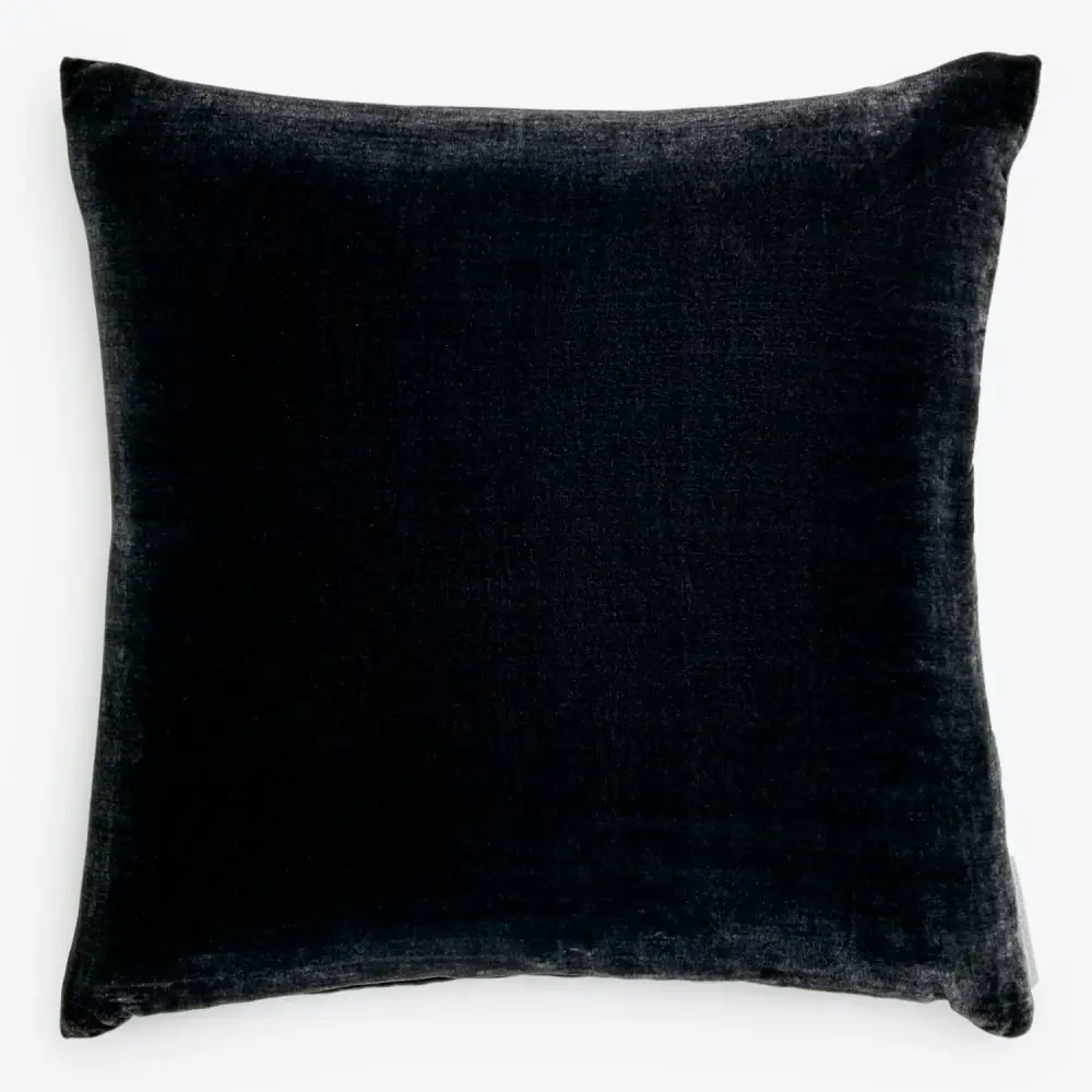 Velvet Pillow Charcoal
