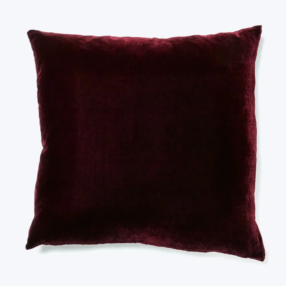 Velvet Pillow Eggplant