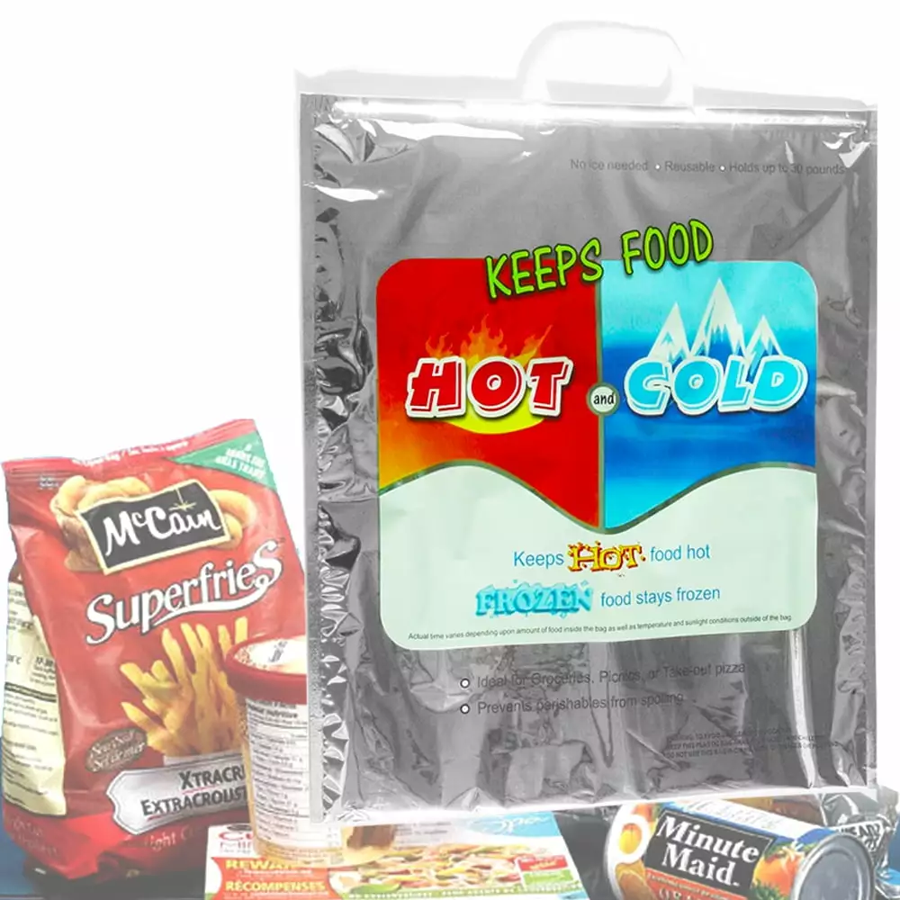 XLarge Insulated Thermal Cooler Grocery Bag Hot Cold Food Storage Carry Bag