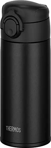 Thermos Vacuum Insulated Water Bottle 350ml One-Touch Open Black JOK-350 BK Dishwasher Safe