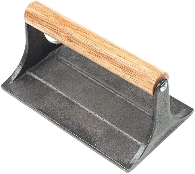 Cast Iron Bacon Press Complete Set