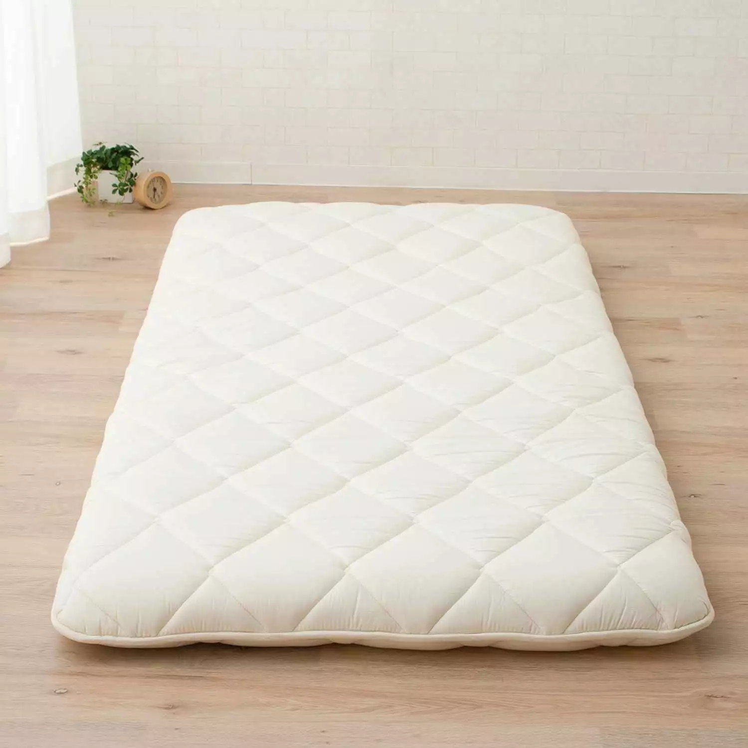 RUIHONGQING Japanese Queen Size Futon Mattress Foldable Tatami Floor Sleeping Bed White Futons