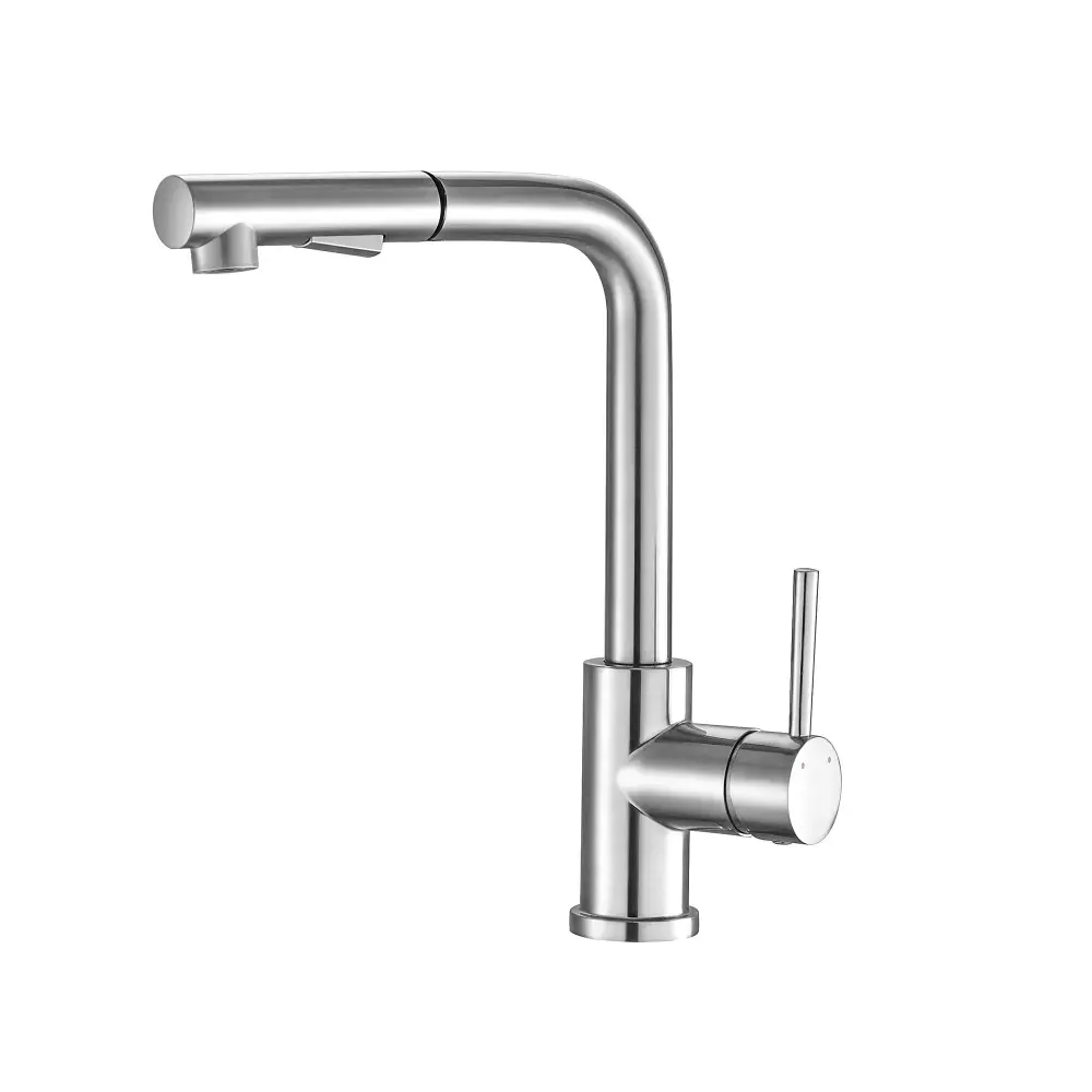 Programmable Digital Kitchen Faucet Pull Down Sprayer - Soft-touch Nickel
