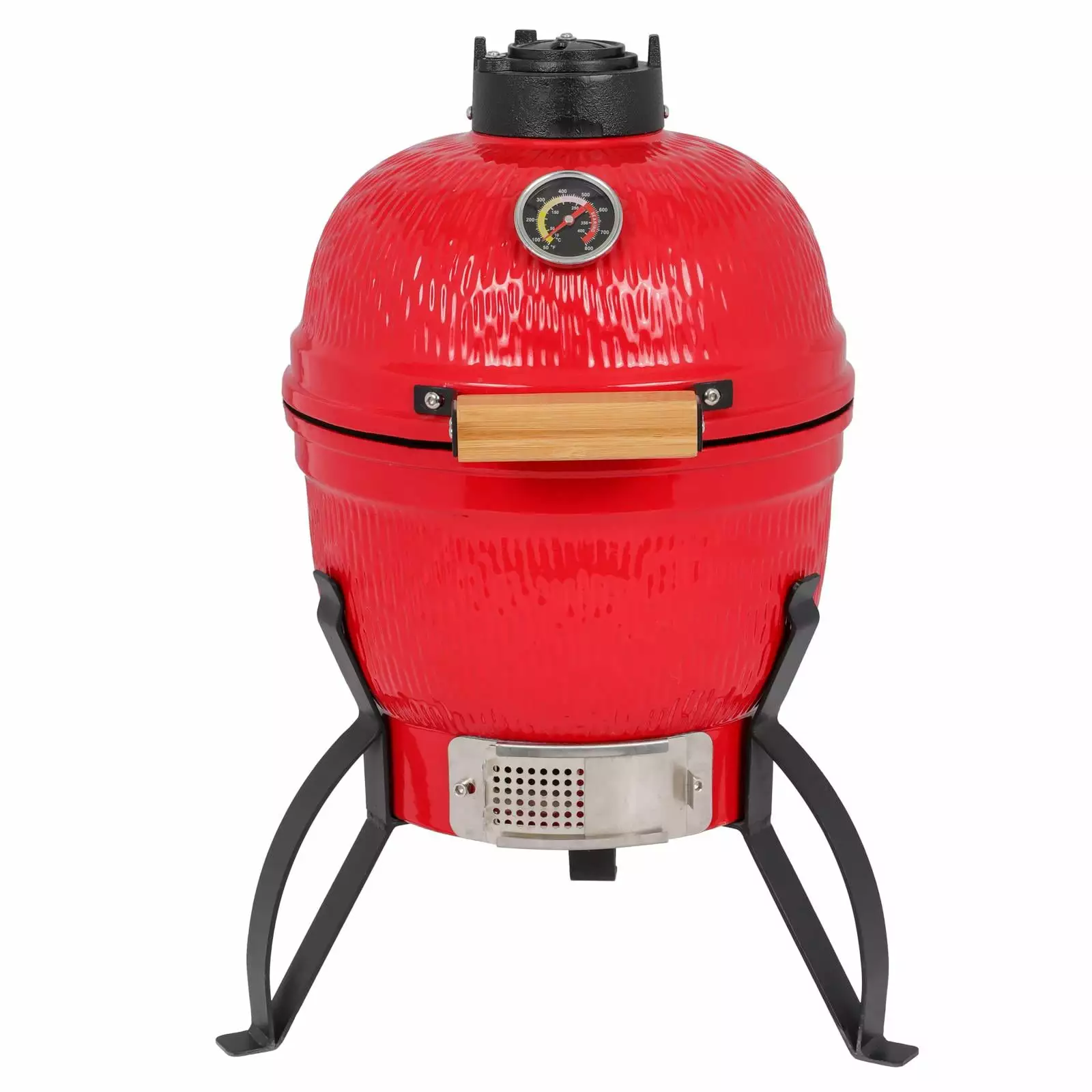 Winado 13in Charcoal Kamado Grill Ceramic Charcoal Grill Outdoor Barbecue Camping and BBQ