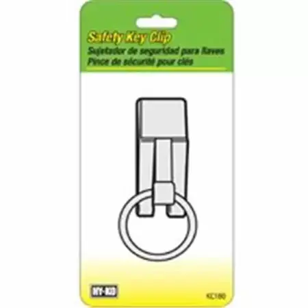Hy-ko Products Safety Key Clip Slip-On Split-Ring Secure Key Attachment