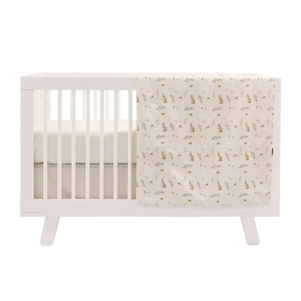 3-Piece Crib Bedding Adjust - Gooses and Rabbits