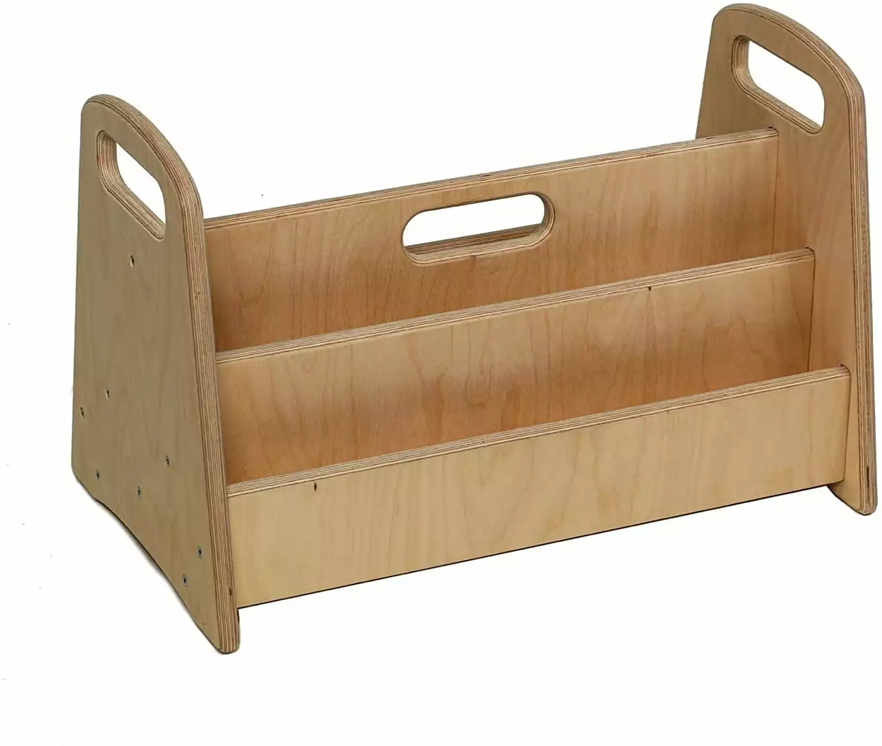 Montessori Freestanding Bookshelf Easy Access Wooden Storage Rack Kids Wooden Shelves Kid's Room Medium Kidodido