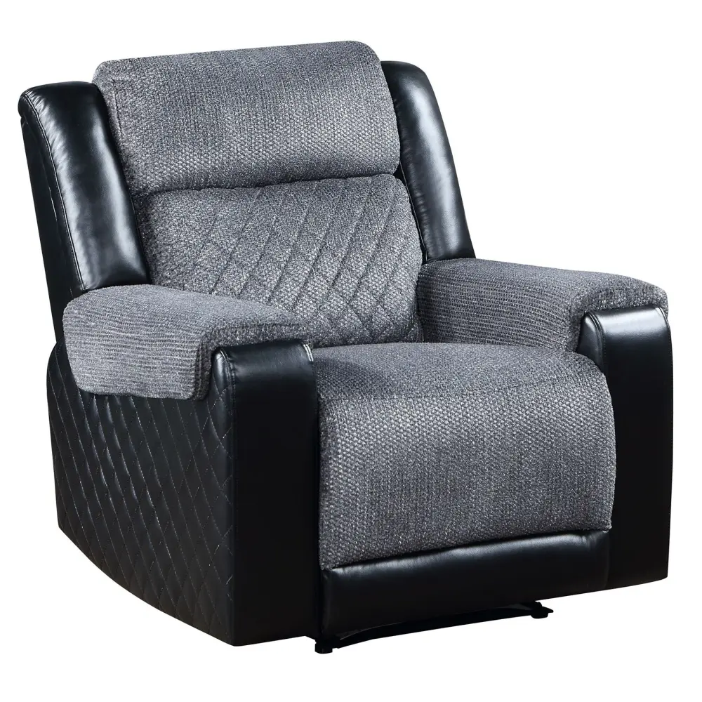 Alicia - Recliner - Graphite Black