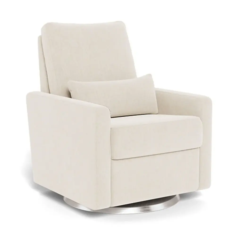 Matera Rocking, Swivel and Reclining Armchair - Dune / Chromed