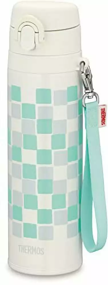 Thermos Water Bottle Vacuum Insulated Mobile Mug 550ml White Kids