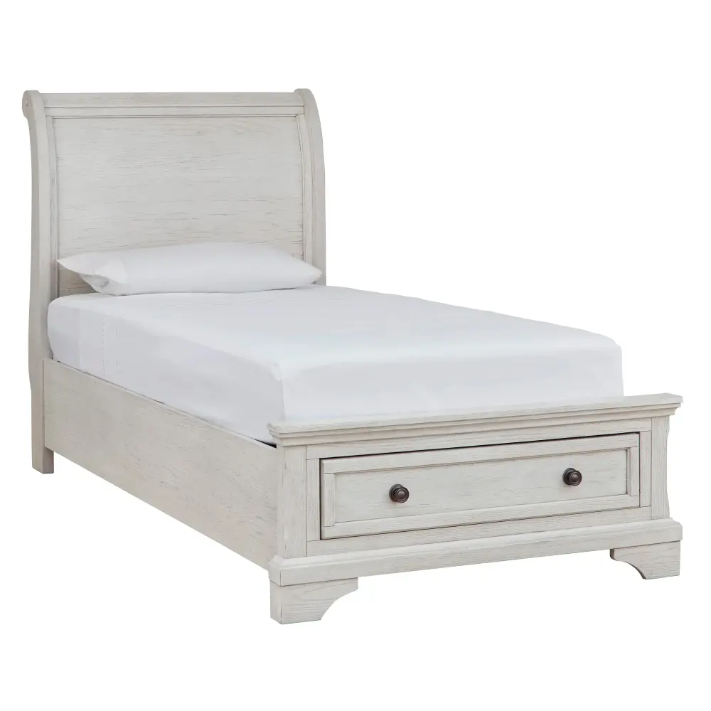 Diamond Modern Furniture Select Design Robbinsdale Twin Sleigh Storage Bed B742-53/B742-52S/B742-183