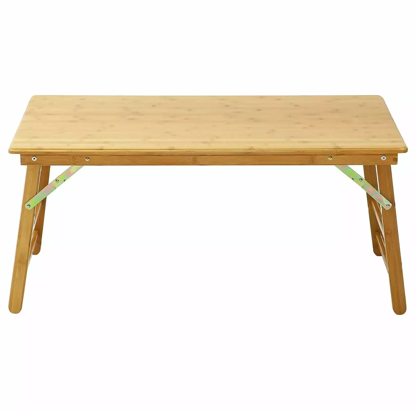 UNICOO Bamboo Rectangular Folding Table Children's Art Craft Study Activity Picnic and Entertainment