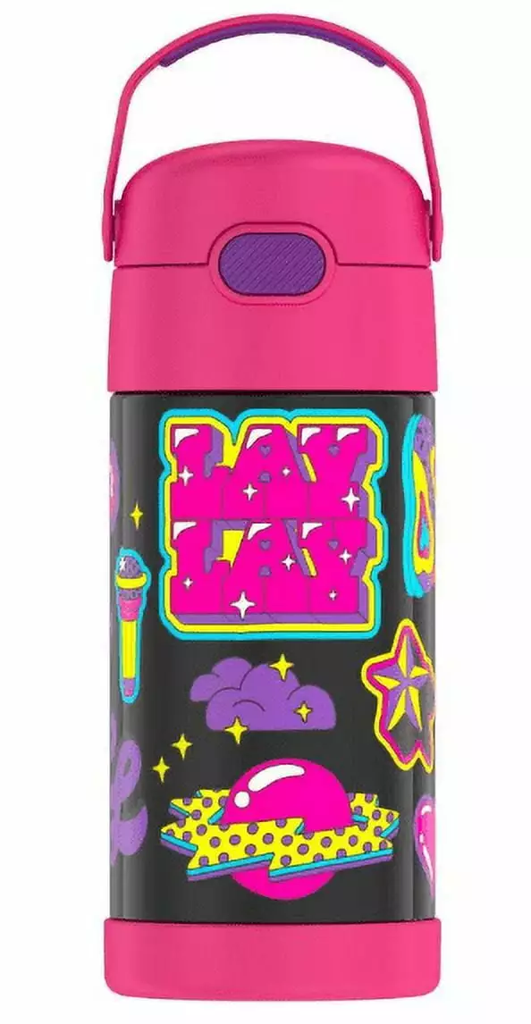 Thermos 12oz FUNtainer Water Bottle Bail Handle That Girl Lay Lay
