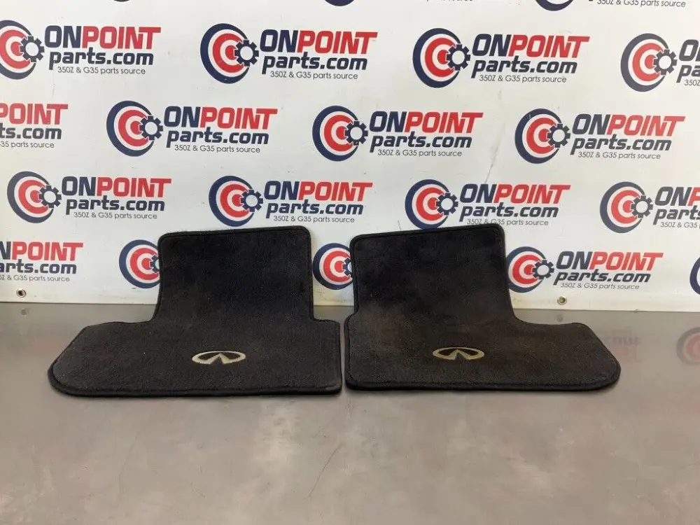 2005 Infiniti G35 Coupe Driver Passenger Left Right Rear Floor Mats OEM 11BFME9