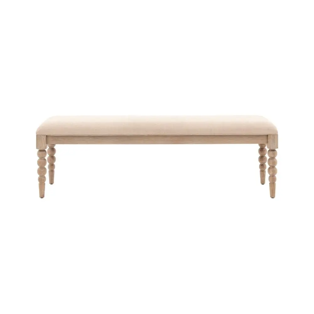 Abingdon Dining Bench Solid Hardwood Top