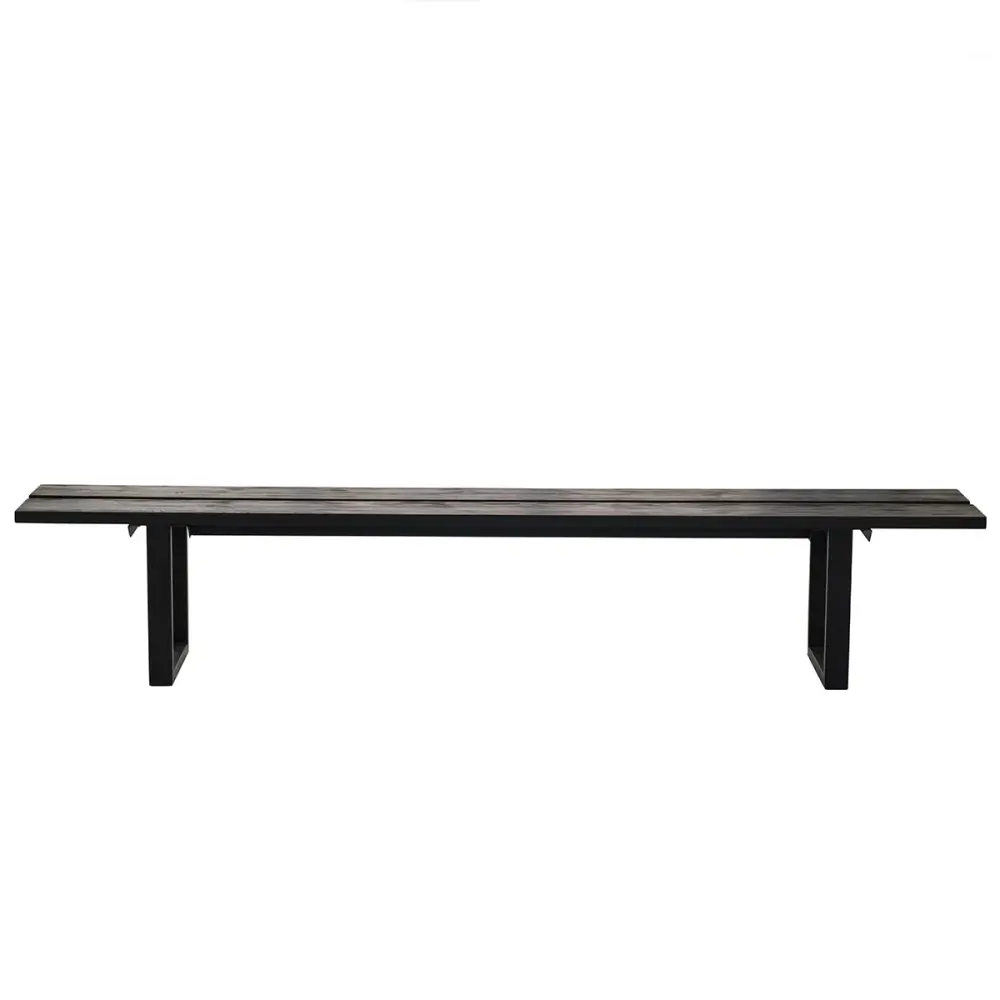Bench Black Wood - Lex