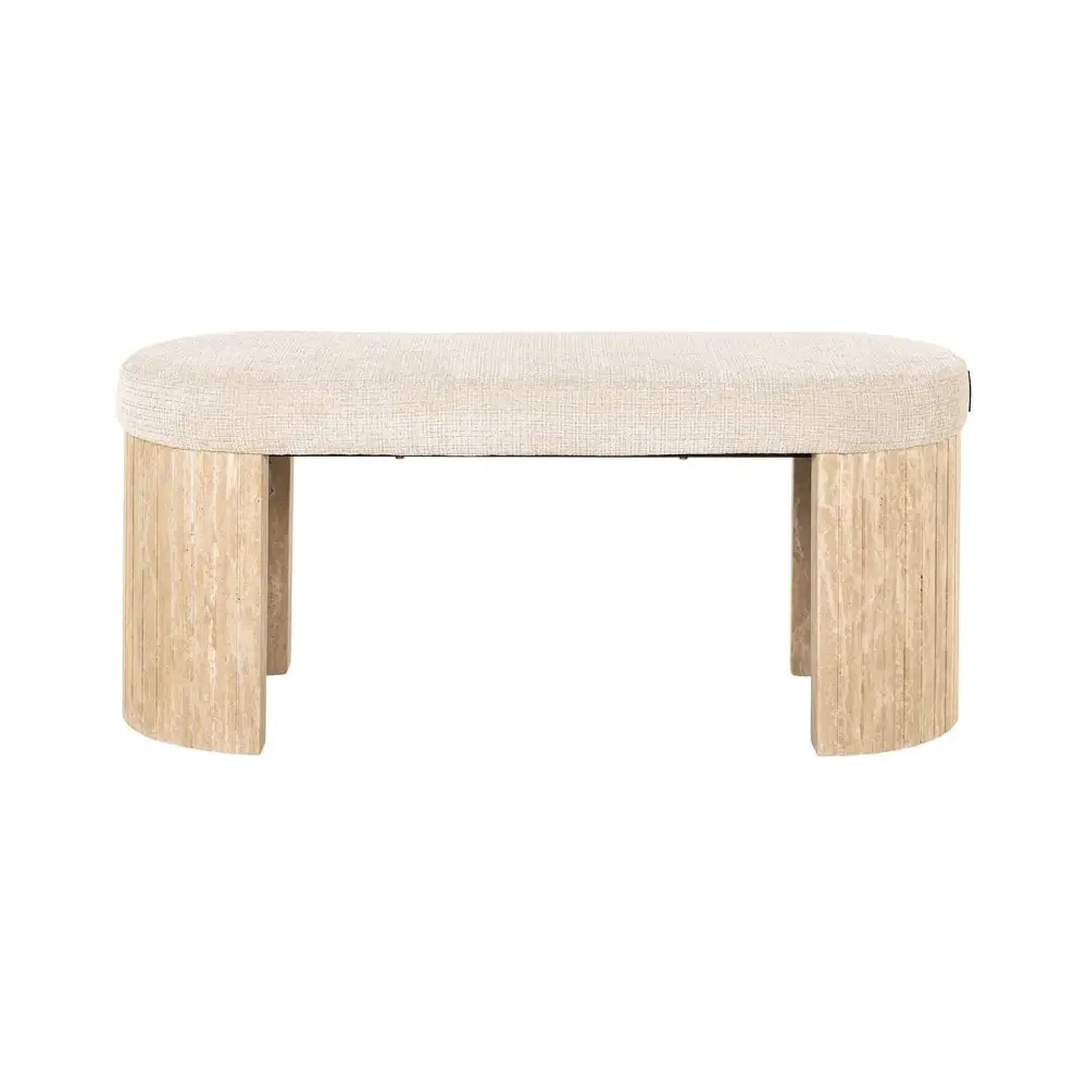 Gallice Bench - Natural Sand Travertine