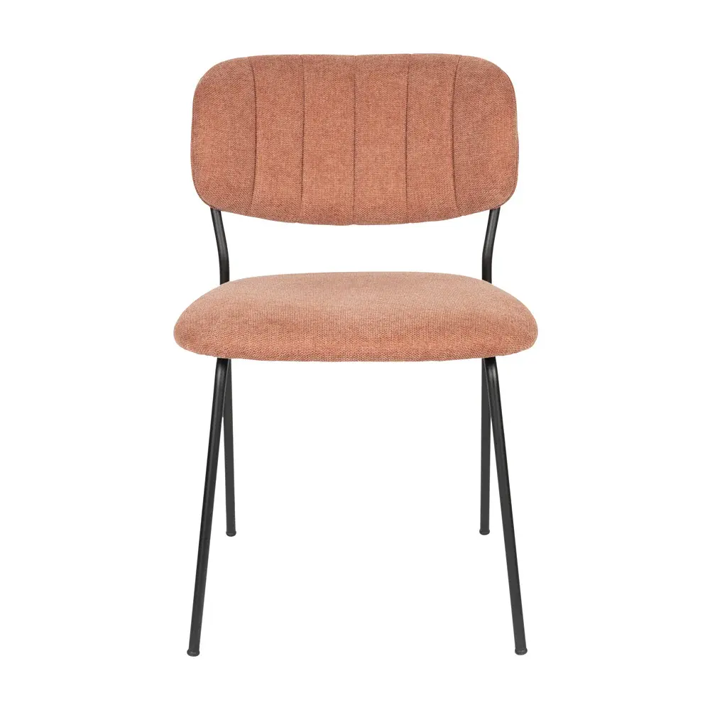 Adjustable Height Holen Set 2 Chairs - Black & Rose