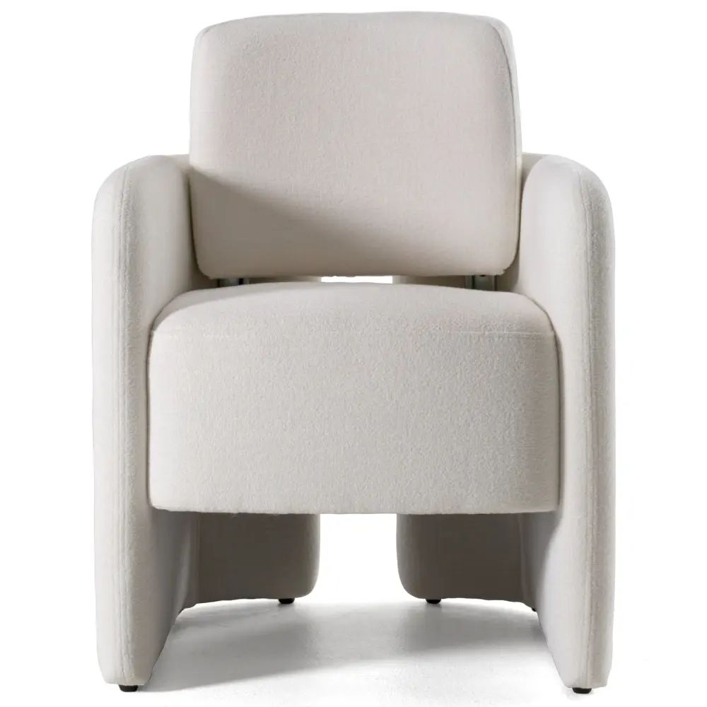 Modrest Hermosa - Modern Snow Fabric Dining Chair