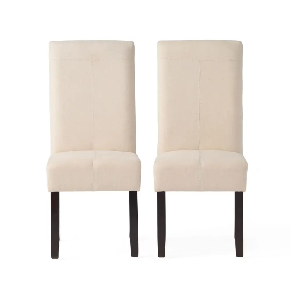 Pertica - Dining Chair Contemporary Design Wood Fabric - Genuine