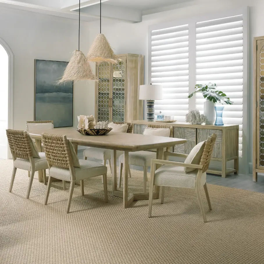 Surfrider Woven Back Dining Chair from American Oak