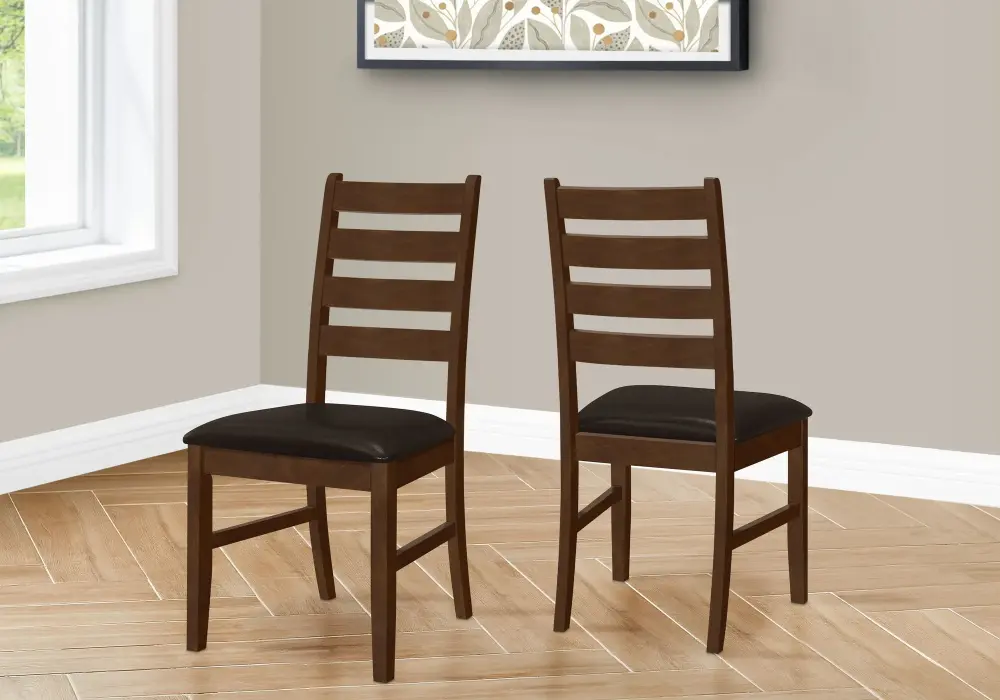 Dining Chair, Dining Room, Side, Upholstered, Transitional (Set 2) - Cocoa