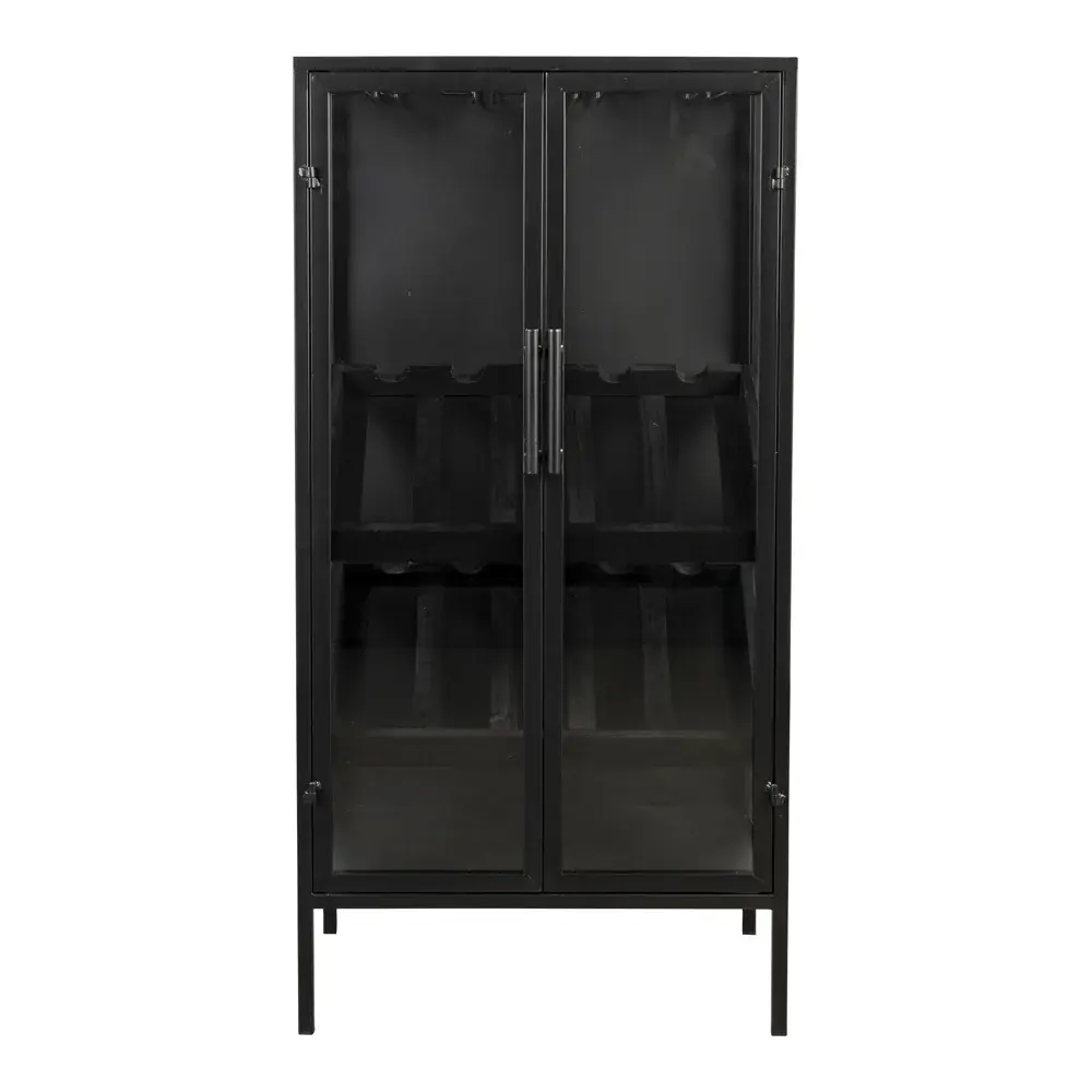 Rooke Wine Cabinet - Jet-black | BPA-Free & Dishwasher Safe