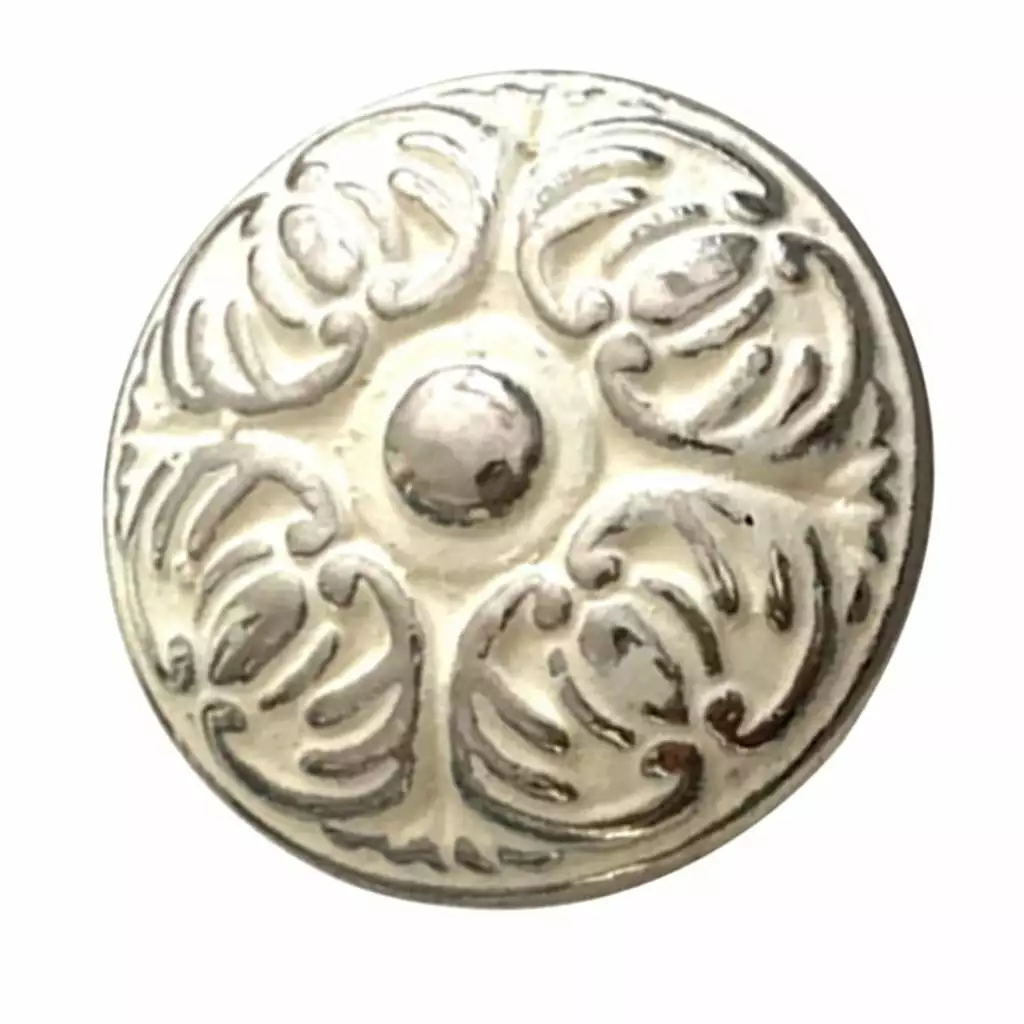 Round Flat Dresser Knob 14 Diameter Height 0.94 Cabinet Hardware Flameer
