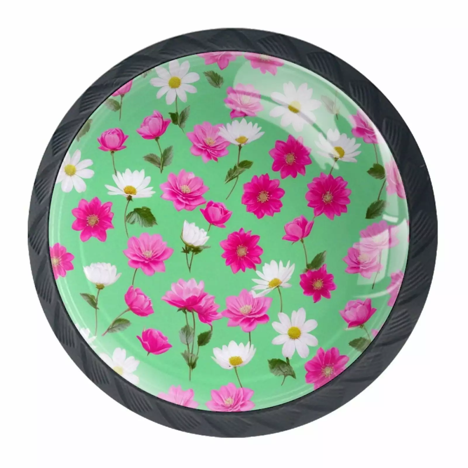 4 Pack Flowers Petal Cabinet Knobs Kitchen Cabinet Knobs Dresser Drawer Pulls TFCOCFT