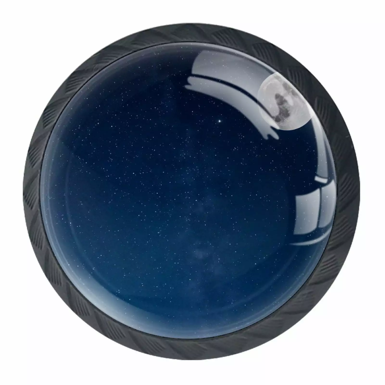 4 Pack Night Sky Stars Moon Cabinet Knobs Door Knob Drawer Pulls Dresser Knobs TFCOCFT