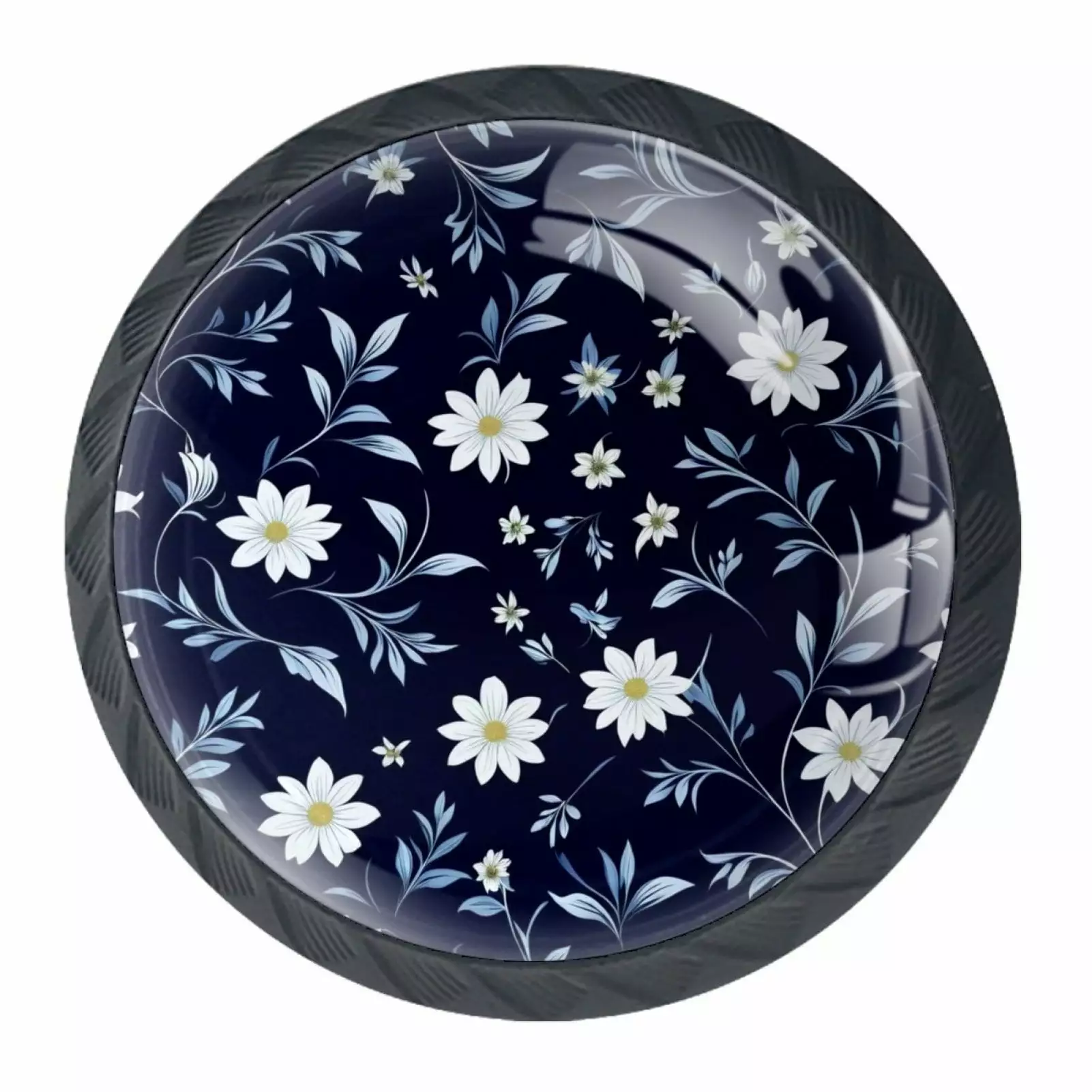 4 Pack Small Floral Cabinet Knobs Closet Door Knobs Kitchen Drawer Pulls TFCOCFT