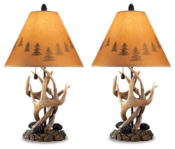 Derek Table Lamp Set 2 Modern Bedside Lamps Bedroom