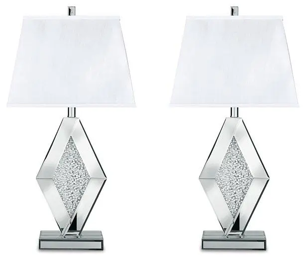Prunella Lamp Set - Modern Lighting Living Room or Bedroom