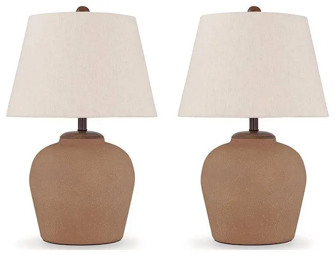 Scantor Lamp Set Modern Table and Floor Lamp Combo
