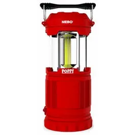 Poppy COB Lantern Red Outdoor and Indoor Decoration NEBO