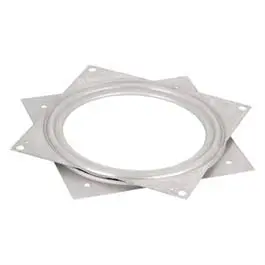Lazy Susan Swivel Plate Square 6-Inch - Compact Turntable Organizer Various
